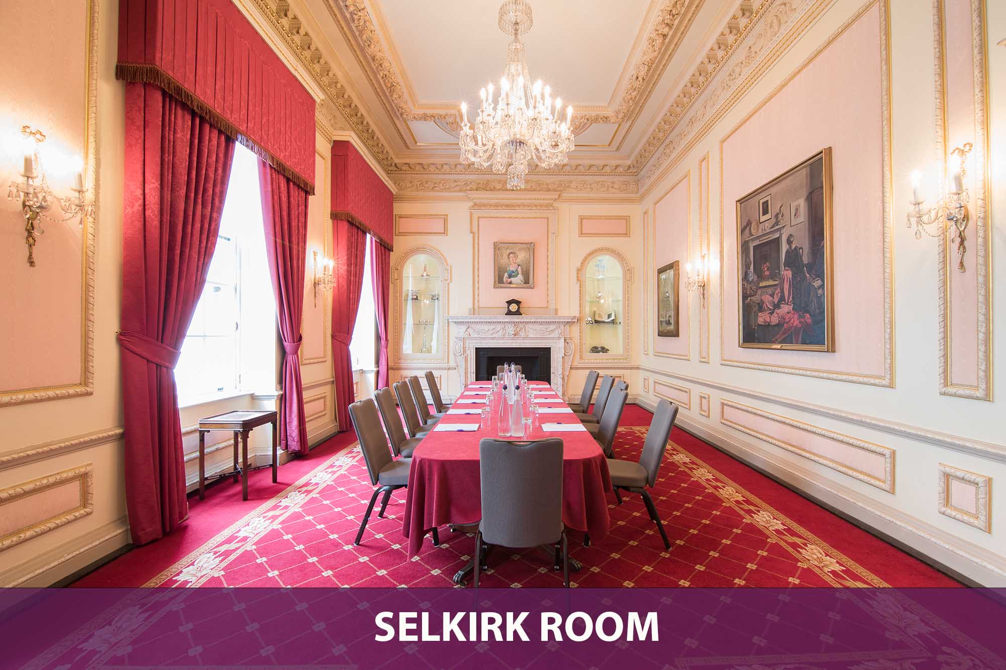 Selkirk Room_Oval Table Meeting