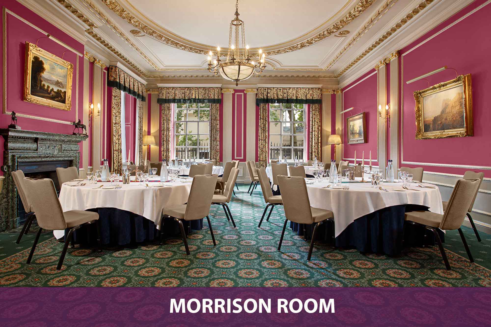 Morrison Room_Round tables